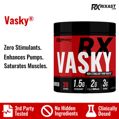Rixast Vasky® Stimulant Free Pump Inducing Pre-Workout